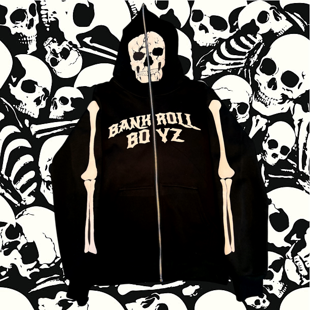 Bankroll Boyz zip up hoodie